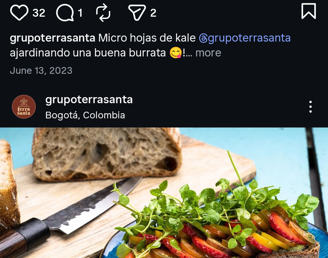 Culinary creation with microgreens